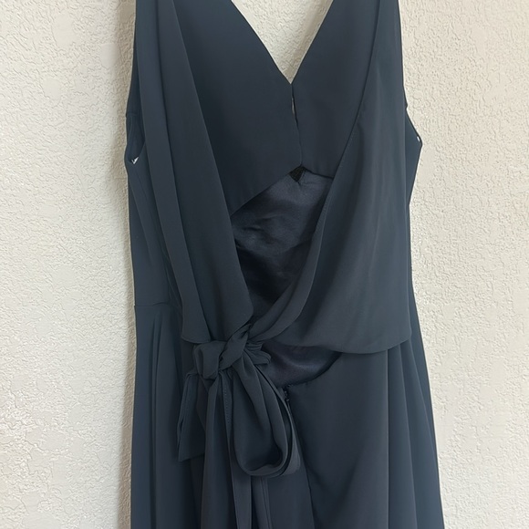 Jenny Yoo womans black maxi gown Dress size 12 - Picture 5 of 6